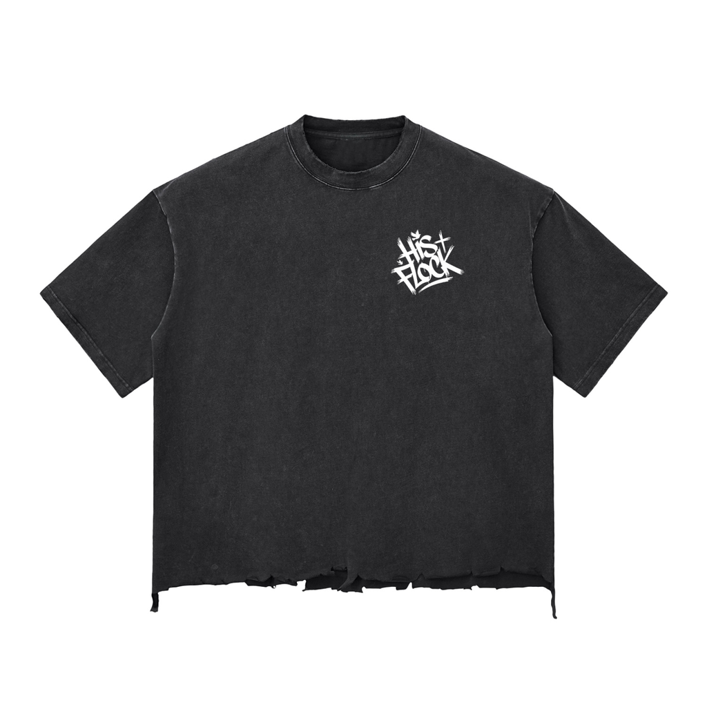 His Flock - Faith Over Fear - Raw Hem